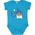 thumbnail image 3 of Inktastic Shark Dinner Boys or Girls Baby Bodysuit, 3 of 5