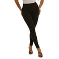 thumbnail image 6 of High Waist Treggings With Button-Fly Detail - Black, 6 of 8