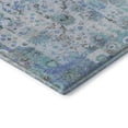 thumbnail image 2 of Addison Rugs Mayfield Premium Machine Washable Traditional Global Blue Rectangle Rug, 10' X 14' Machine Washable Traditional Global Blue Oversized Sherpa Throw Blanket, 2 of 5