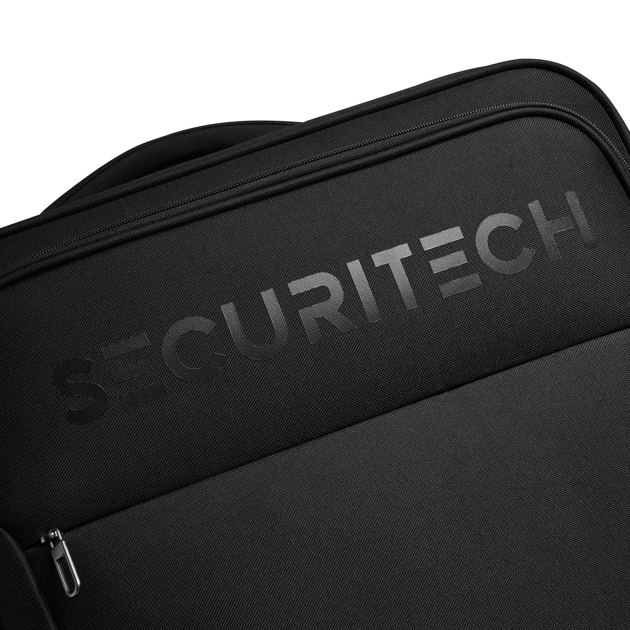 Securitech by Delsey, Vanguard 27" Medium Checked Softside Spinner Luggage Black