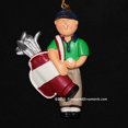 thumbnail image 2 of Ornement Central OC-105-M Golfeur avec Clubs Ornement, 2 of 2