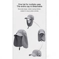 thumbnail image 3 of jobturf Sun Hats for Men Wide Brim UV Protection Fishing Hat with Face Mask and Neck Flap Lightweight Breathable Summer Balaclava, 3 of 8