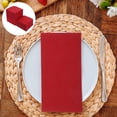 thumbnail image 1 of BRIGHTFUFU 150 Pcs Serviettes en Papier Décoratives Serviettes de Table Rouges pour Fêtes de Vin et Repas, 1 of 8