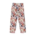 thumbnail image 3 of Vsdgher Starfish Shell Print Mens Pajama Pants Sleep & Lounge Pants, PJ Bottoms With elastic waistb and Pockets, 3 of 5