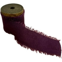 Purple Cotton Ribbon for Crafts - 1 1/2" x 5 Yards, 2 Rolls, Mardi Gras, Wedding, Reception, Embellishments, Spring, Easter, DIY, Gift Bow, Hair Bows, Christmas