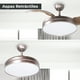 thumbnail image 2 of Ventilador De Techo Retráctil 42, Luz LED, Marrón, 3 Aspas, 6 Velocidades, 2 of 5
