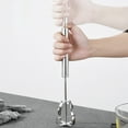 thumbnail image 5 of 2025 Stainless Steel Semi Automatic Egg Beater Whisk - Wider Head Hand Push Mixer for Cooking Kitchen Home for Eggs and Milk, 5 of 8