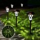 thumbnail image 2 of Luces solares para calles, Paquete de 4, Luces solares para exteriores para jardines, paisajes, césped, aceras, patios, aceras y entradas de vehículos (blanco frío, marrón), 2 of 3