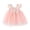 Pink, variant on Hrsba Kids Summer Dress,Casual Sleeveless Dress for Girls,Toddler Kids Baby Girls Fashion Cute Sleeveless Sweet Mesh Suspenders Dress
