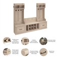 thumbnail image 4 of Woodland Entryway Storage Set with Drawers in White Maple - Engineered Wood, 4 of 6