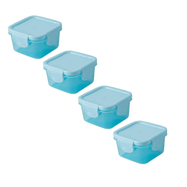 SUNONESIE 6/5/4/3/2/1pcs Small 5oz Food Storage Containers Reusable Food Storage Containers with Lids Leak Proof Condiment Food Containers Airtight Lunch Box