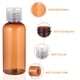 thumbnail image 5 of 20 botellas rellenables de viaje de 60 ml con envase vacío para loción cosmética (marrón), 5 of 6