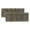 Dark Brown, variant on 2 Pack Valances for Windows, Sage Green Floral Window Valances for Living Room/Bedroom/Bathroom, Ethnic Tribe Abstract Art Flowers Light Filtering Kitchen Curtain Valance 42"W x18" L