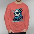 thumbnail image 6 of Men's 330g 100% Cotton Panda Pattern Dropped Shoulder Crew Neck Sweatshirt, 6 of 15