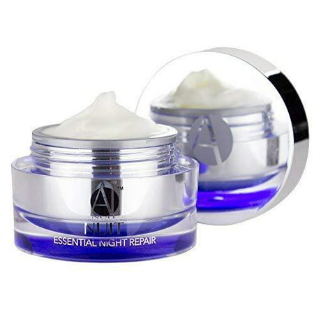 ANJALI MD Nuit - Brightening Anti-Aging Retinol Night Skincare Cream - Reduce Wrinkles, Sun Damage and Brown (Best Moisturizer For Wrinkles And Brown Spots)