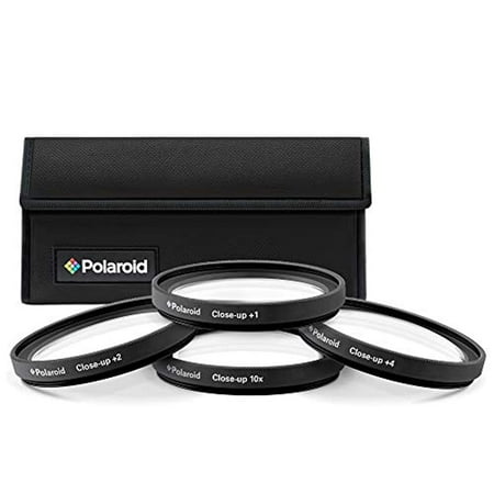 Polaroid Optics 72mm 4-Piece Filter kit Set for Close-Up Macro Photography; Includes +1, +2, +4 & +10 Diopter Filters & Nylon Carry Case – Compatible w/ All Popular Camera Lens (Best Camera For Model Photography)