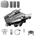 thumbnail image 1 of Cámara brillante LED Drone COLLPLABLE RECARGABLE AUTÍCULABLE AUTOMÁTICA ARENOSA INTERNAMENTE MODO INDIVIDORIO QUADCOPTER WIFI AERONACIONES 3PCS Baterías Inevent EL006205-03B, 1 of 7