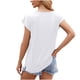 thumbnail image 3 of Fiudx Liquidación de Ofertas Flash Tops con Estampado de Moda para Mujer, Blusa de Manga Corta, Camisetas Divertidas con Cuello Redondo, 3 of 4