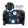 thumbnail image 3 of Fotbe Daisies Flowers Luggage Cover Protector,Suitcase Protector,Scratch and Dirt Resistant,Fits 18-32 Inch Luggage-X-Large, 3 of 8