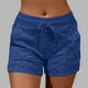 thumbnail image 1 of MKLEKYY Pantalones Cortos de Mezclilla para Mujer, Moda Informal, Lisos, Deportivos, con Bolsillo y Cordón, Suaves, Cómodos y Sueltos, para Yoga, 1 of 4