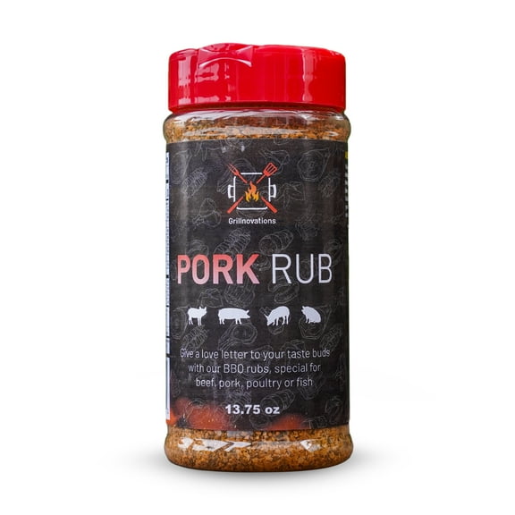Pork Rub Seasoning by Grillnovations. BBQ Rubs Seasoning for Pork Ribs. Great for Smoking and cooking Meat, Ribs, Briskets, Pork & Chicken.