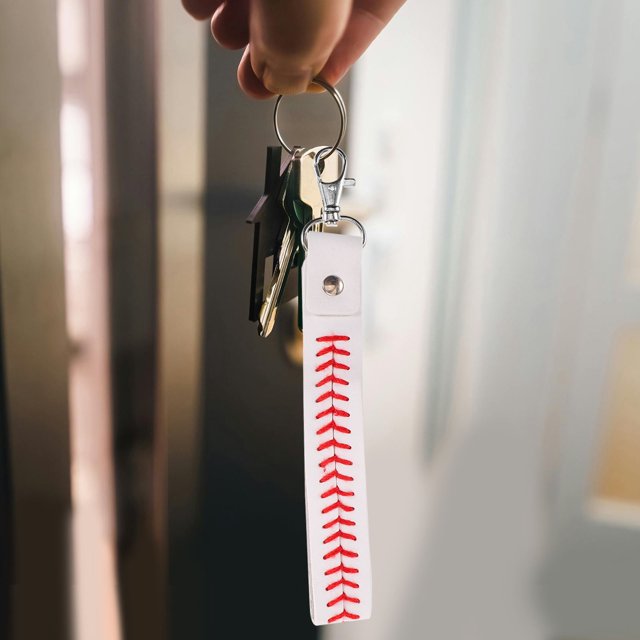 FESTFENDS 3Ud Lanyard Para Llaves De Baseball En PU Con Deportivo Y Correa De Mano