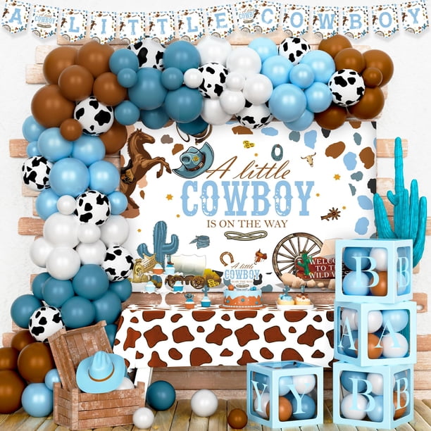 Decoraciones para fiestas Party Inspo Cowboy Baby Shower Western