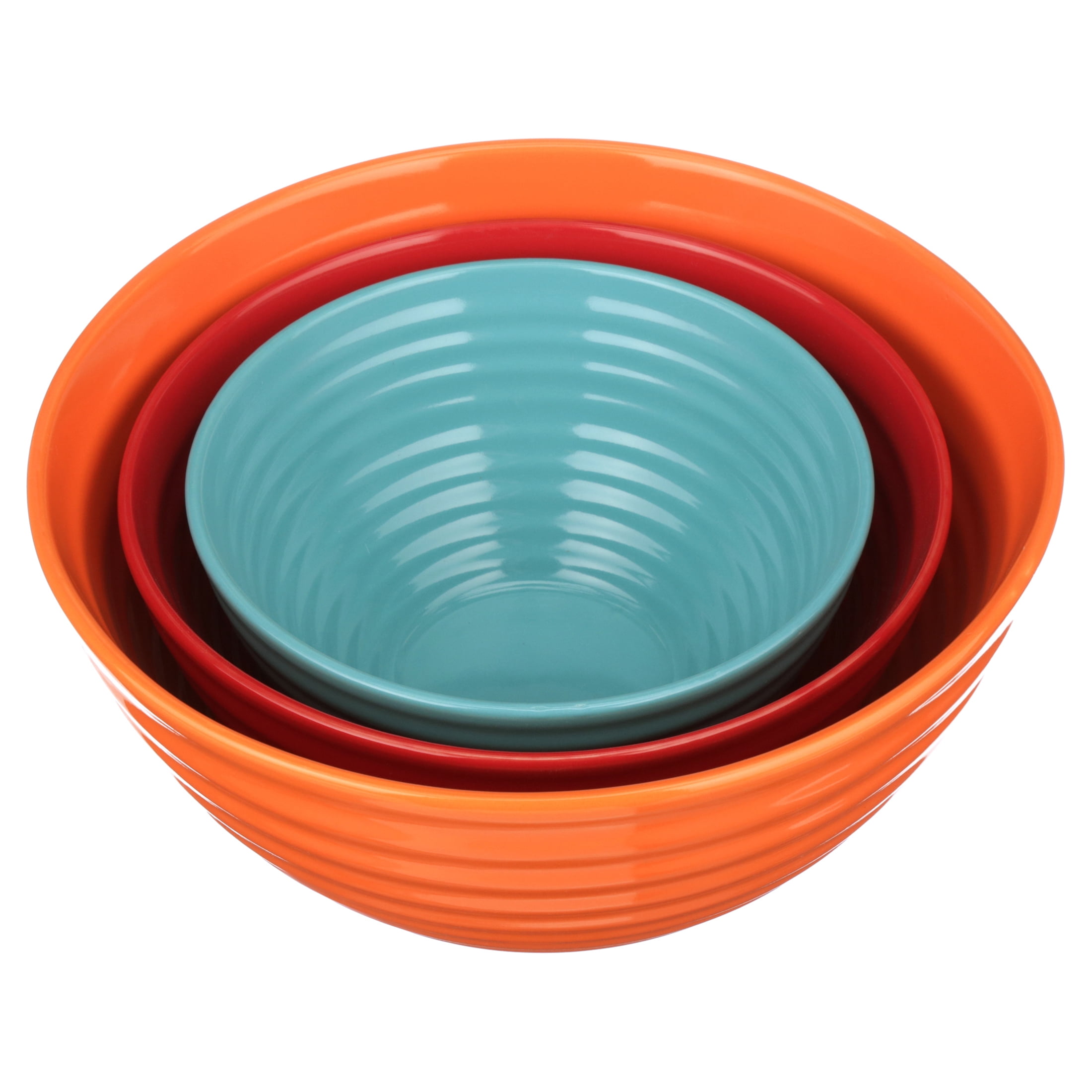 The Pioneer Woman Flea Market 3-Piece Ceramic Tableware Bowl Set