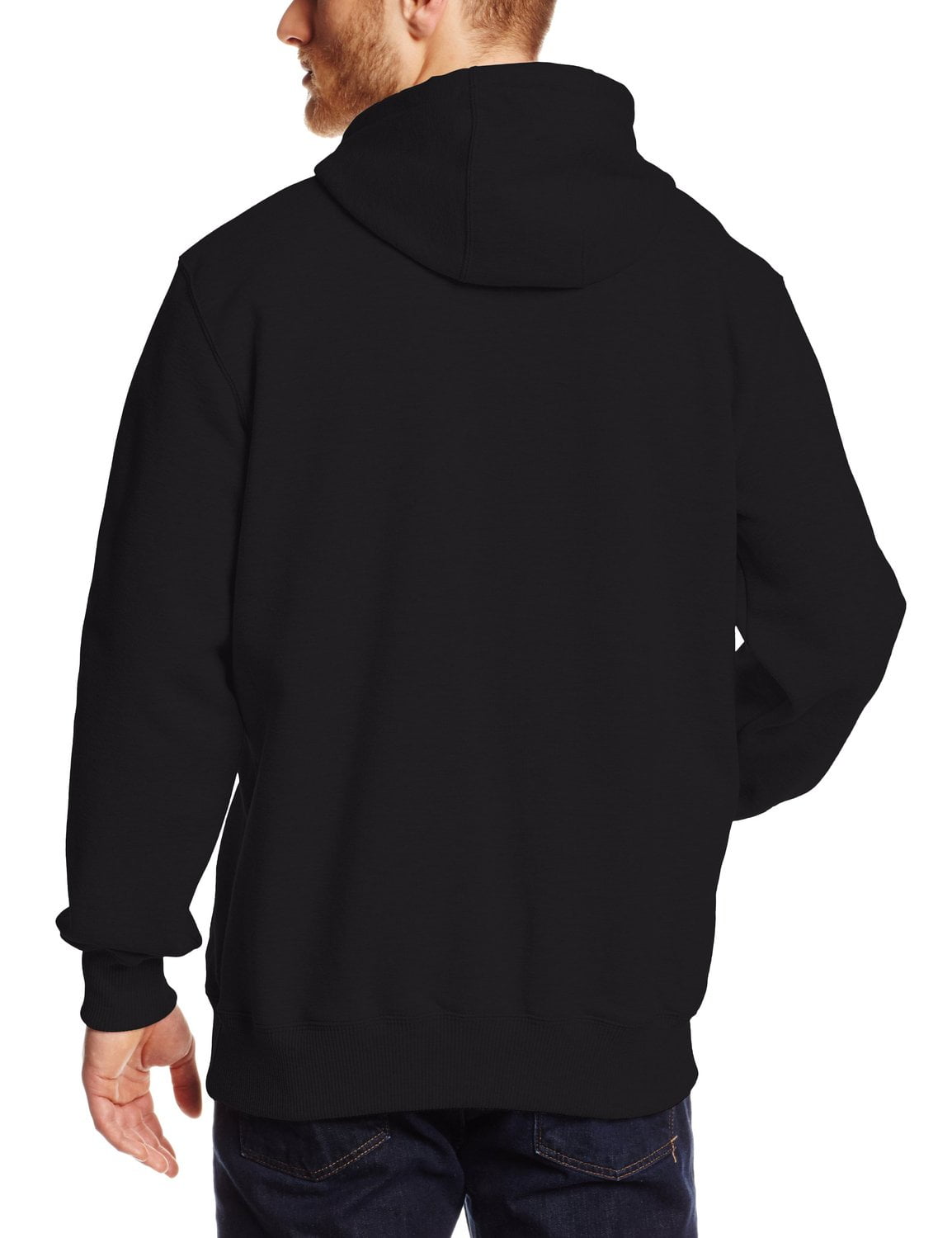 Carhartt Men's K288  100615 Midweight  Heavy Sleeve Logo Hooded Sweatshirt