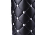 thumbnail image 3 of Bolsa De Brochas De Maquillaje Estuche de almacenamiento de brochas de maquillaje de cuero a la moda organizador de soporte vacío (negro S) Ygjytge Cuidado Belleza, 3 of 4