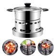 thumbnail image 4 of Cooker For Indoors, Stainless Steel Spirit Cooker, Portable Cooker, Easy To Carry, No Power Requirement, Suitable For Indoor And Camping, 4 of 5