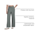 thumbnail image 4 of Pantalones CRZ YOGA de pierna ancha livianos con tiro alto y entrepierna de 76 cm gris-L, 4 of 5