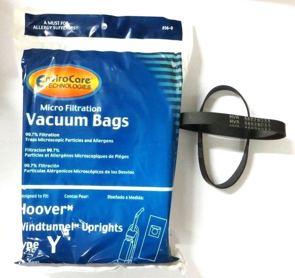 2 Pack 856 Replacement Vacuum Bag for Hoover 4010100Y 