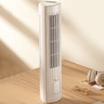 thumbnail image 3 of Enfriador Aire Piso Sin Aspas Ventilador Portátil Mini Acondicionado Vertical Refrigeración Recargable Por USB 3 Velocidades 1200 MAh para La Del, 3 of 9