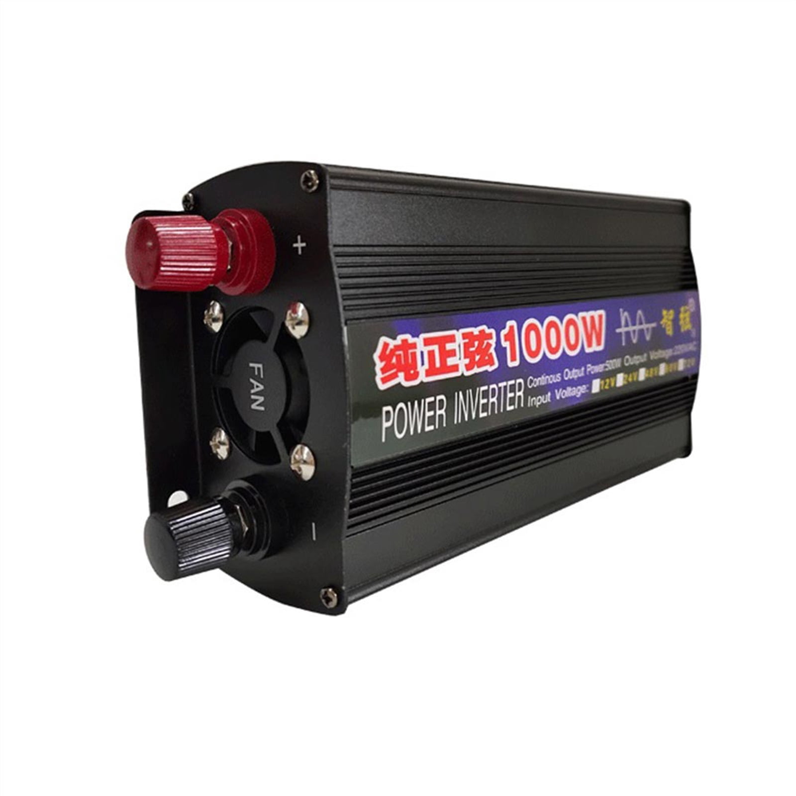 Pure Sine Wave Inverter 1000W 2000W 2600W Power DC 12V 24V To AC 110 220 Voltage 50-60Hz Converter Solar Car Inversor With LED ,High Conversion Efficiency