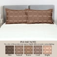 thumbnail image 6 of Mainstays Cloud Matelasse Pillow Sham, Warm Brown, Standard, 6 of 11