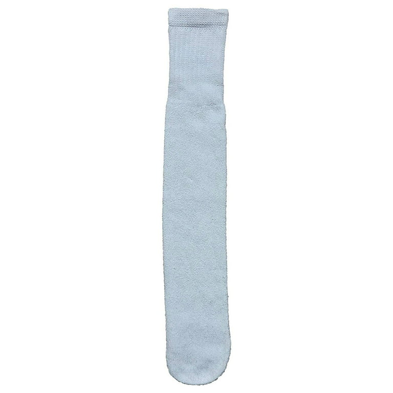 Kids Wholesale Winter Unisex Cotton Tube Socks - White Tube Socks For Kids  - 6-8 - 12 Pack 