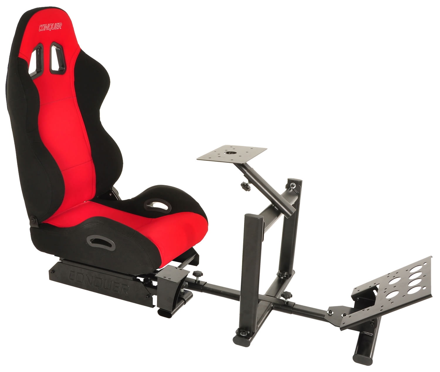 Conquer Racing Simulator Cockpit Driving Seat Reclinable with Gear