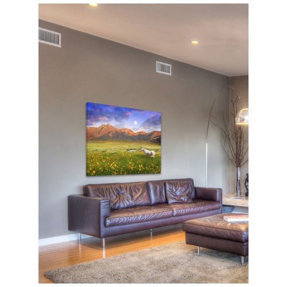 "White Horse Mtn" Painting Print on Wrapped Canvas