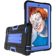 thumbnail image 1 of Mignova Case for Walmart Onn 7 Inch Tablet, Heavy-Duty Drop-Proof and Shock-Resistant Rugged Hybrid case(with Built-in Stand), for Walmart Onn Android Tablet 7 Inch(100005206) Case(Black/Blue), 1 of 7