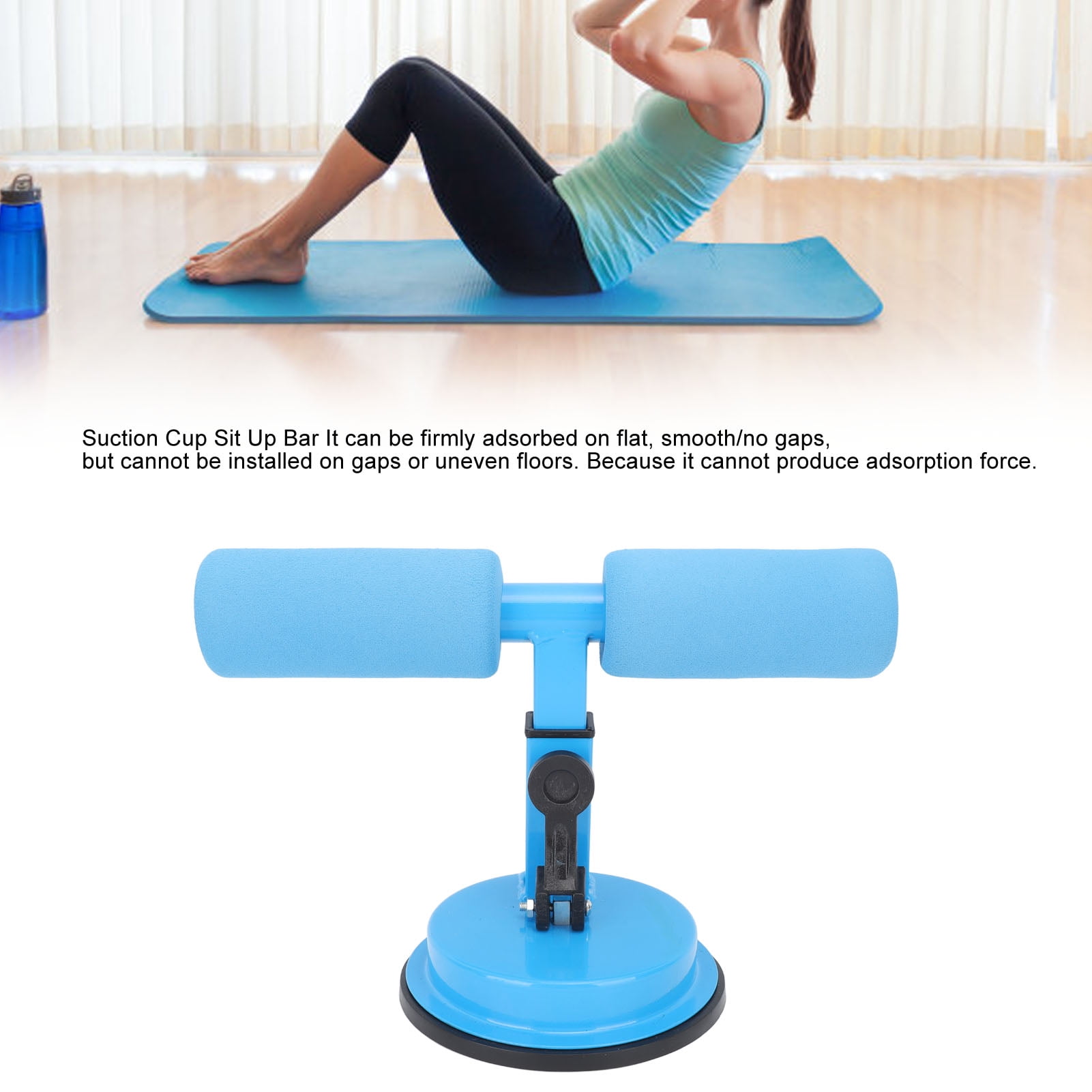 Sit Up Assistant Device Sit Up Bar Floor Portable Sit Up Exercise