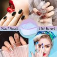 thumbnail image 6 of 2 Pack Nail Soaking Bowl Nail Soak Off Bowl Acrylic Gel Polish Remover Nail Art Spa Tool for Manicure, 6 of 7