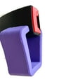 thumbnail image 2 of Soft Lil Hugger Buckle Booster with Slit, Purple (3-Pack) by Seat Belt Extender Pros, 2 of 10