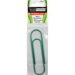 Baumgartens Jumbo Metallic Paper Clips - 4 Baumgartens Jumbo Metallic Paper Clips - 4