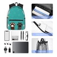 thumbnail image 4 of Fotbe Cute Cat Paw And Dog Mochila Ligera Casual para Laptop para Hombres y Mujeres, Mochila Impermeable de Uso Diario, Mochila para Universidad, 4 of 6