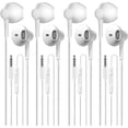 thumbnail image 1 of wonima11 Wired Earbuds Headphones 4 Pack, 3.5mm Jack Ear Buds with Microphone and High Sound Quality, Earphones Compatible with Computer Laptop iPad and Android Phones in School Office and Home, 1 of 1