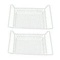 thumbnail image 1 of 2Pcs Freezer Wire Basket, Large Capacity Easy Grip Handles Multi Purpose Steel Organizer Bins For Kitchen Closets, 1 of 8