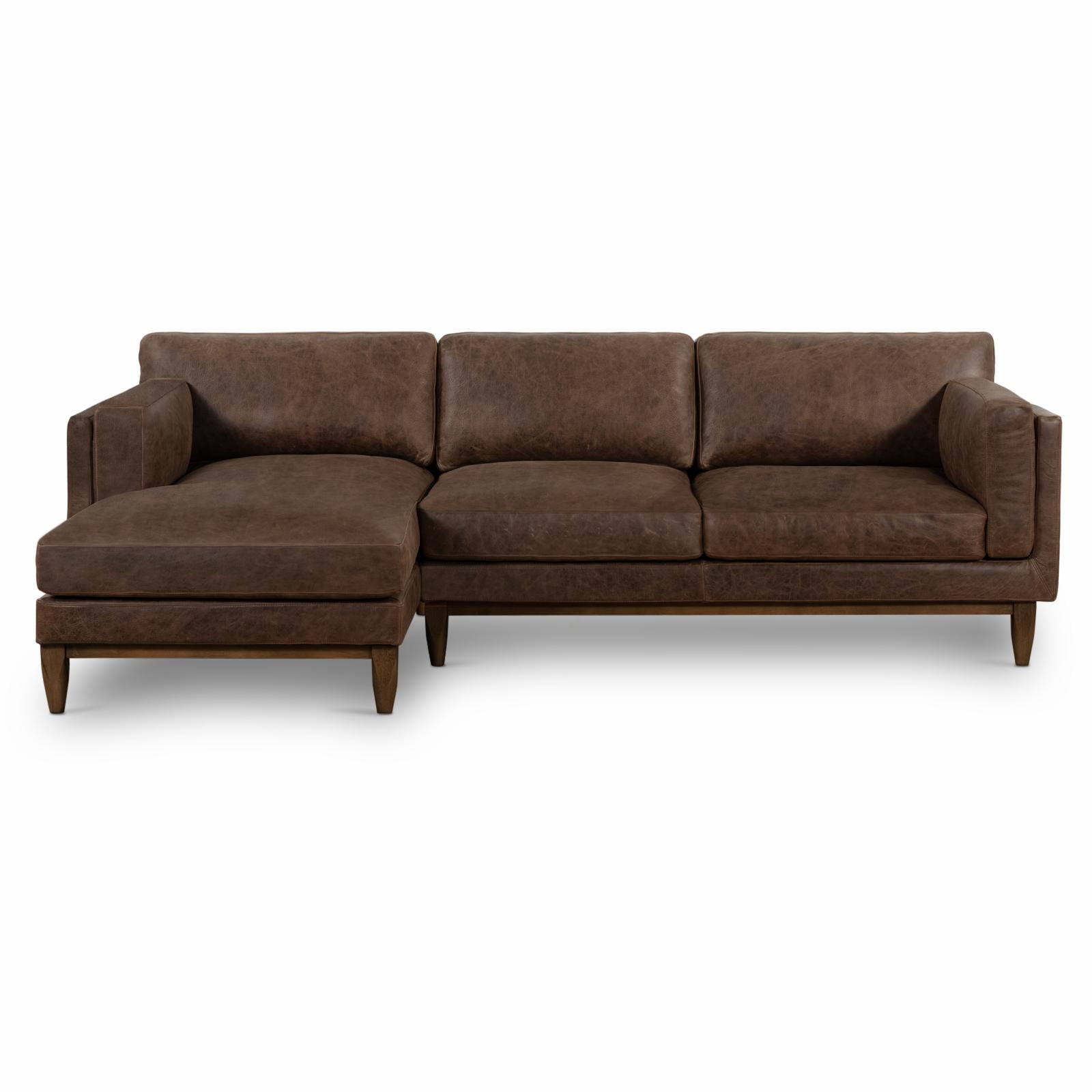 Poly and Bark Mara Leather Sectional Sofa