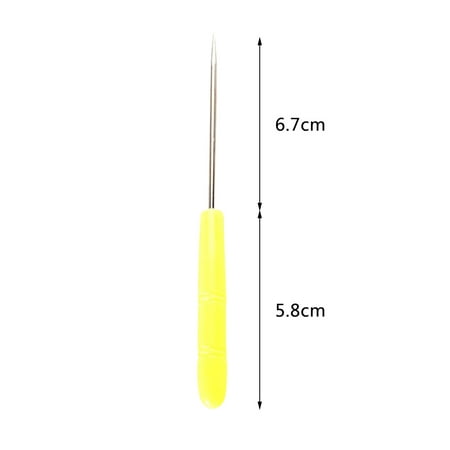 

Huaai Fondant Exhaust Pin Icing Stirring Pin Sugar Embossing Marking Pin DIY Yellow