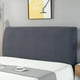 thumbnail image 1 of Advancent Funda de cabecera de cama extensible Excelente elasticidad Fácil de instalar Fundas de cabecera de cama de fácil cuidado Juegos de cama gris metálico, 1 of 6